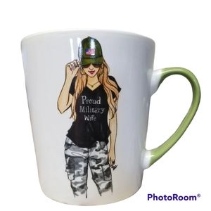 NWOT Military Wife Mug